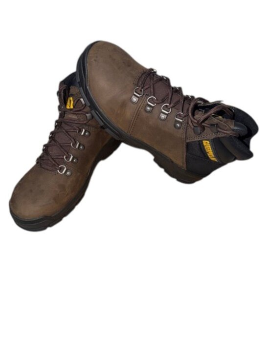 NEW CATERPILLAR mens charge steel toe work boots size 7.5